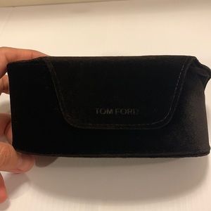 TOM Ford Sun Glass Case Velvet Black No Stains or Rips